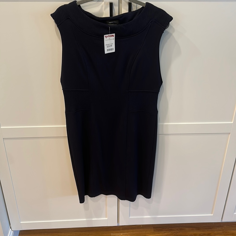 Navy blue women’s work dress sz 10 new with tags